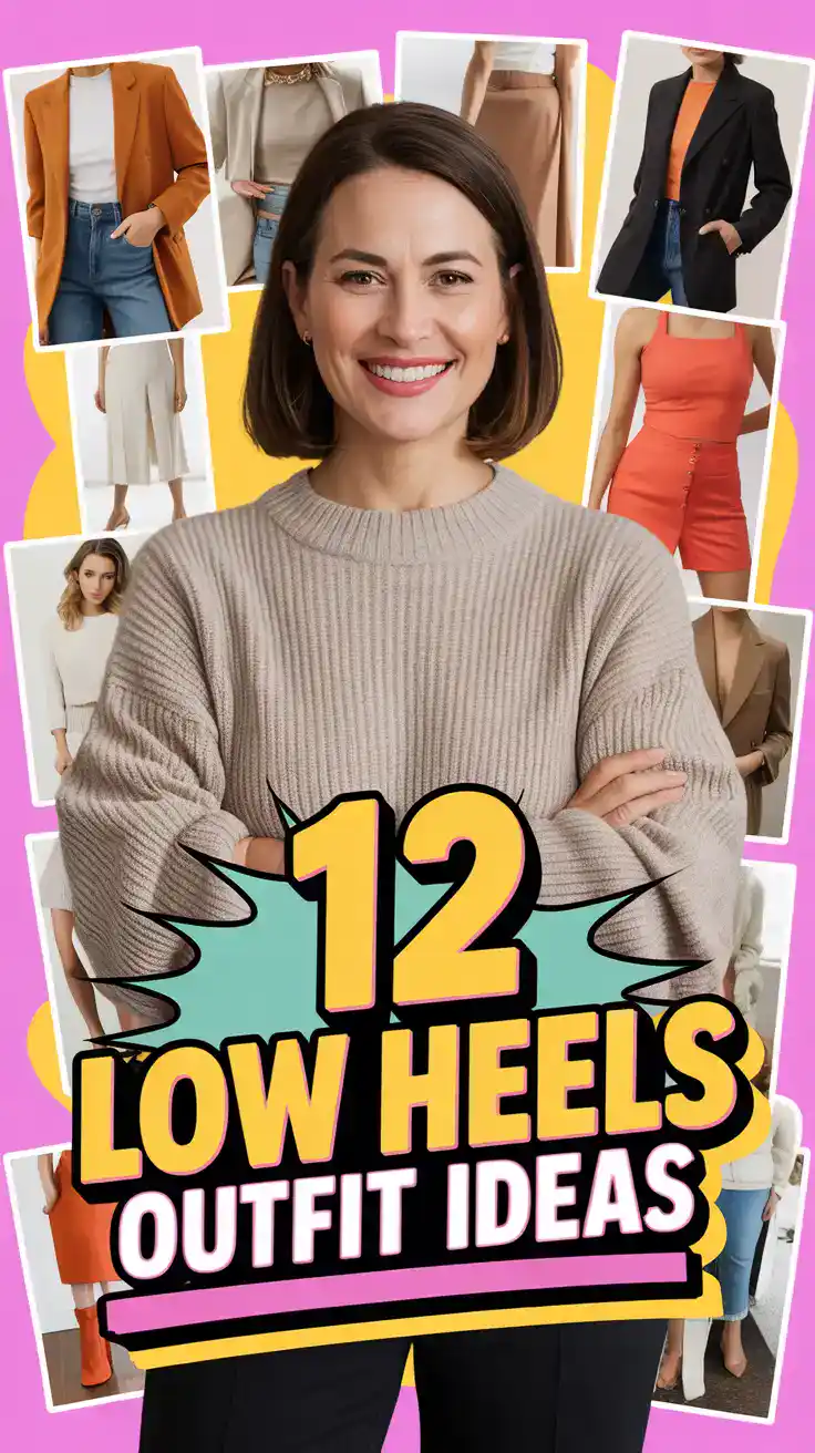Low Heels Outfit Ideas