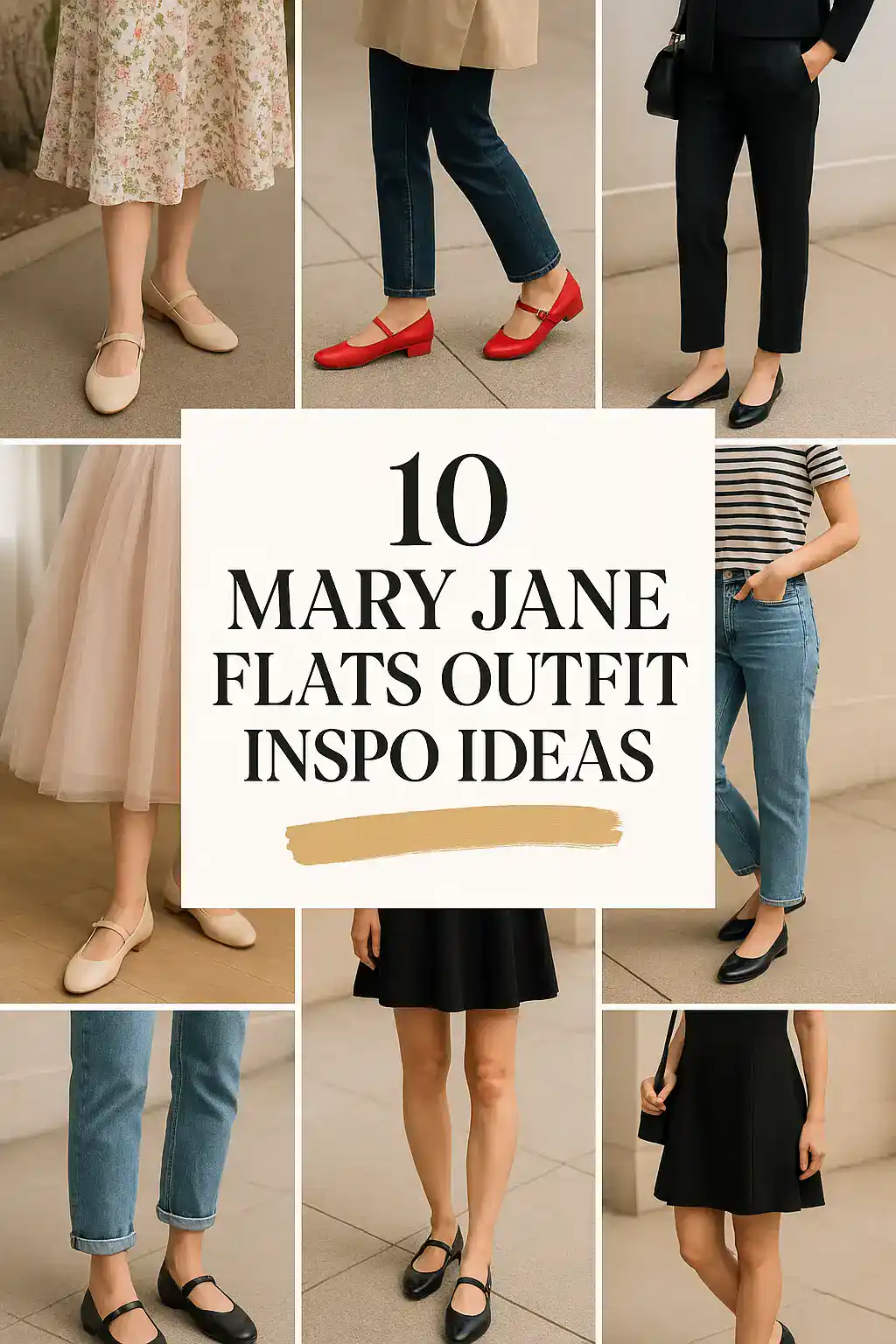 Mary Jane Flats Outfit