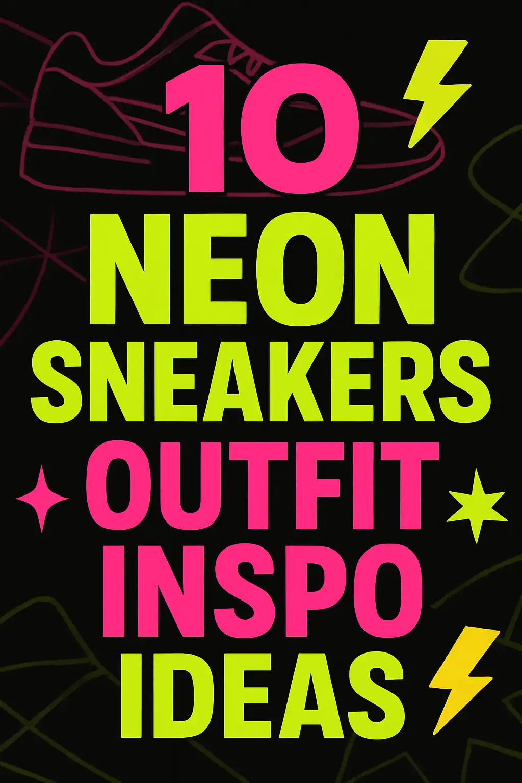 Neon Sneakers Outfit