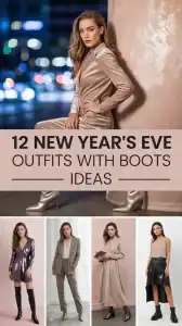 New Years Eve Outfits With Boots
