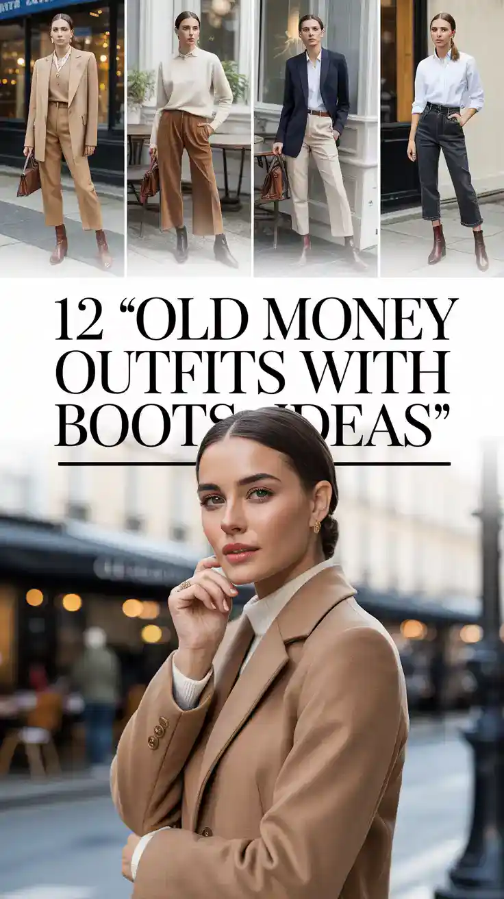 Old Money Outfits With Boots