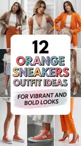 Orange Sneakers Outfit