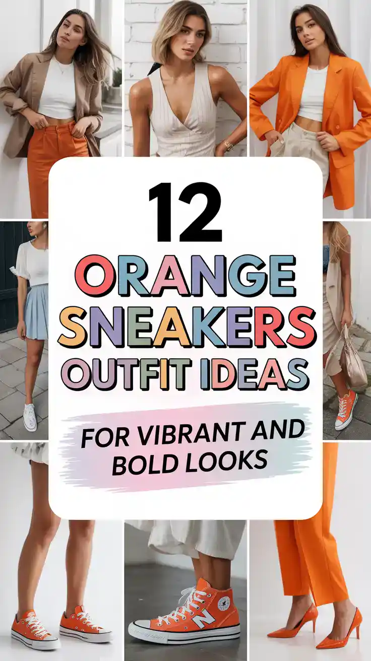 Orange Sneakers Outfit