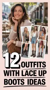Outfits With Lace Up Boots