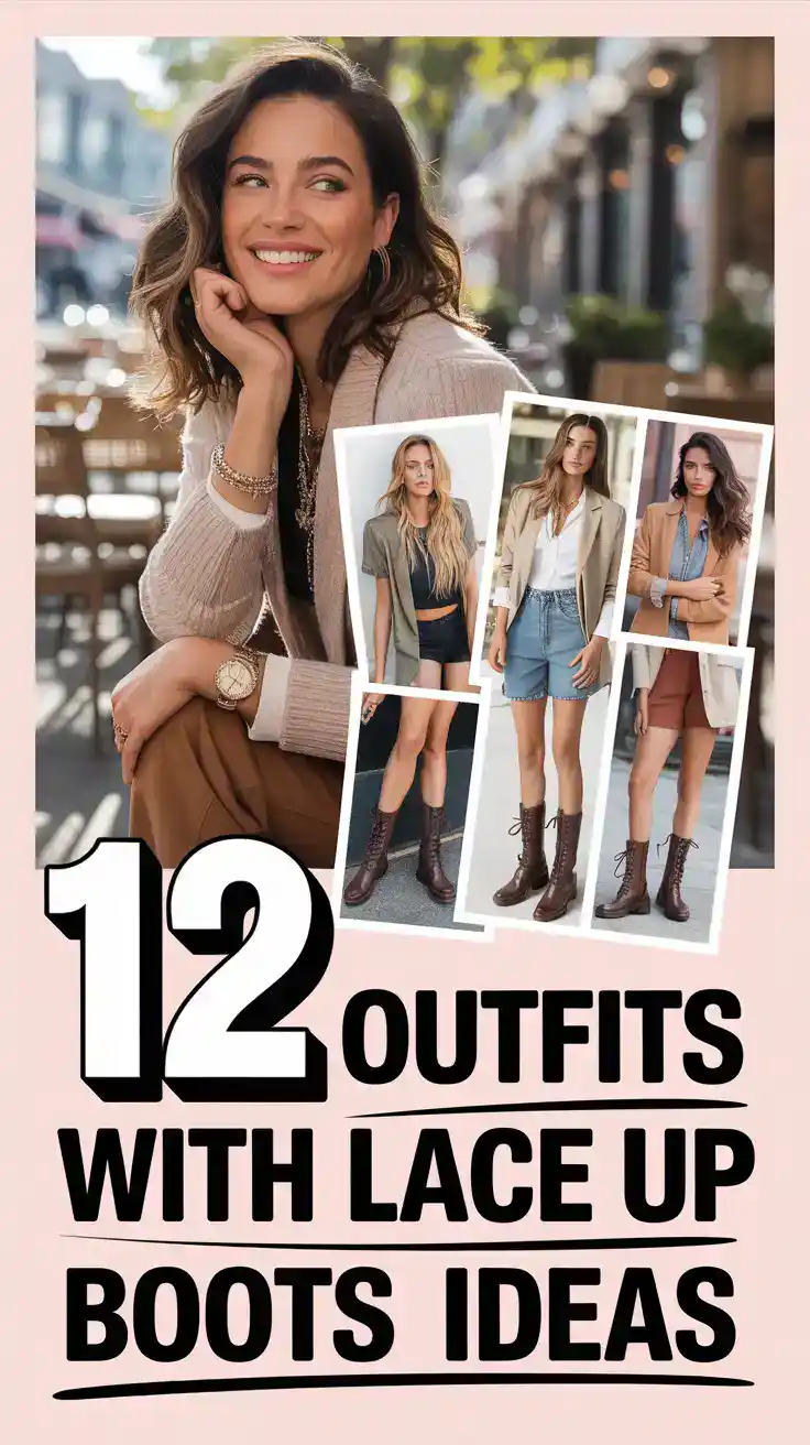 Outfits With Lace Up Boots