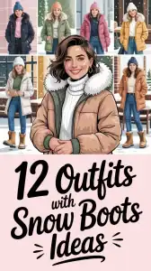 Outfits With Snow Boots