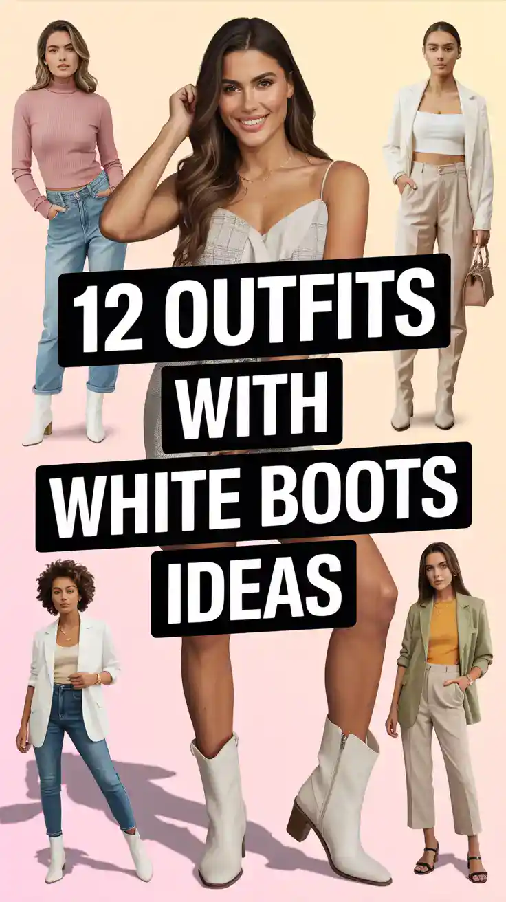 Outfits With White Boots