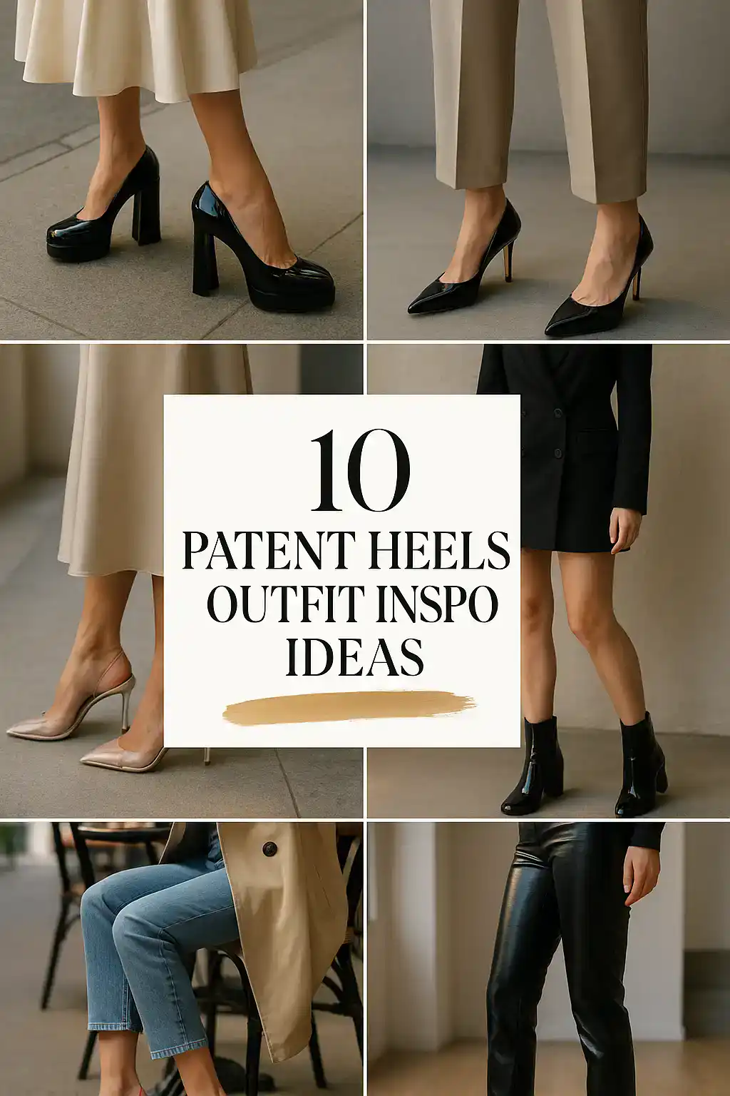Patent Heels Outfit