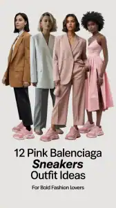 Pink Balenciaga Sneakers
