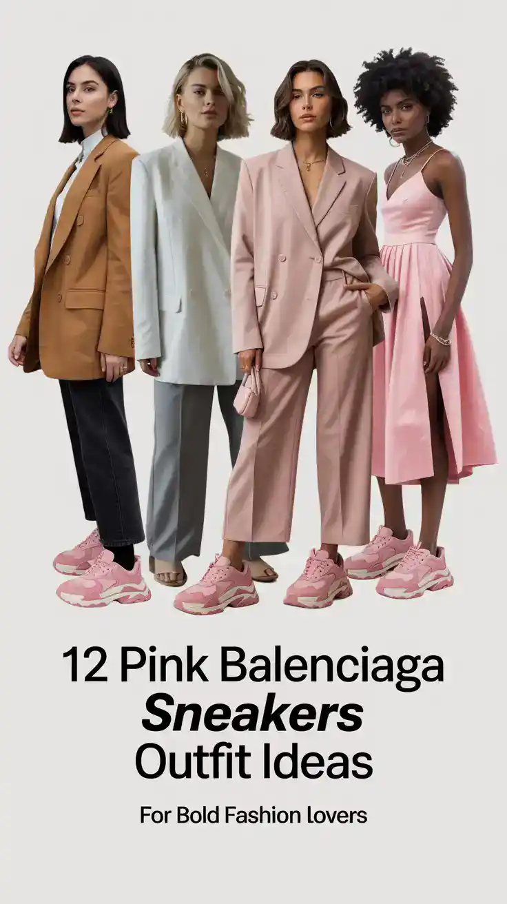 Pink Balenciaga Sneakers