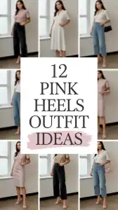 Pink Heels Outfit
