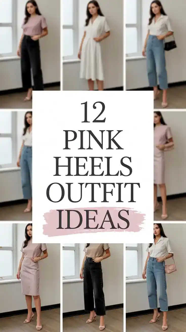 Pink Heels Outfit