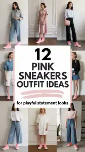 Pink Sneakers Outfit