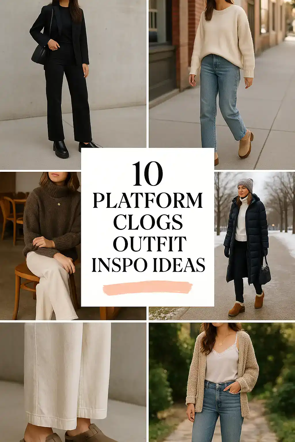Platform Clog Outfit