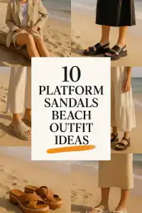 Platform Sandals Beach Outfit