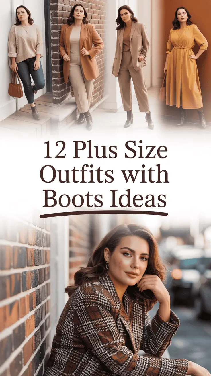 Plus Size Outfits With Boots