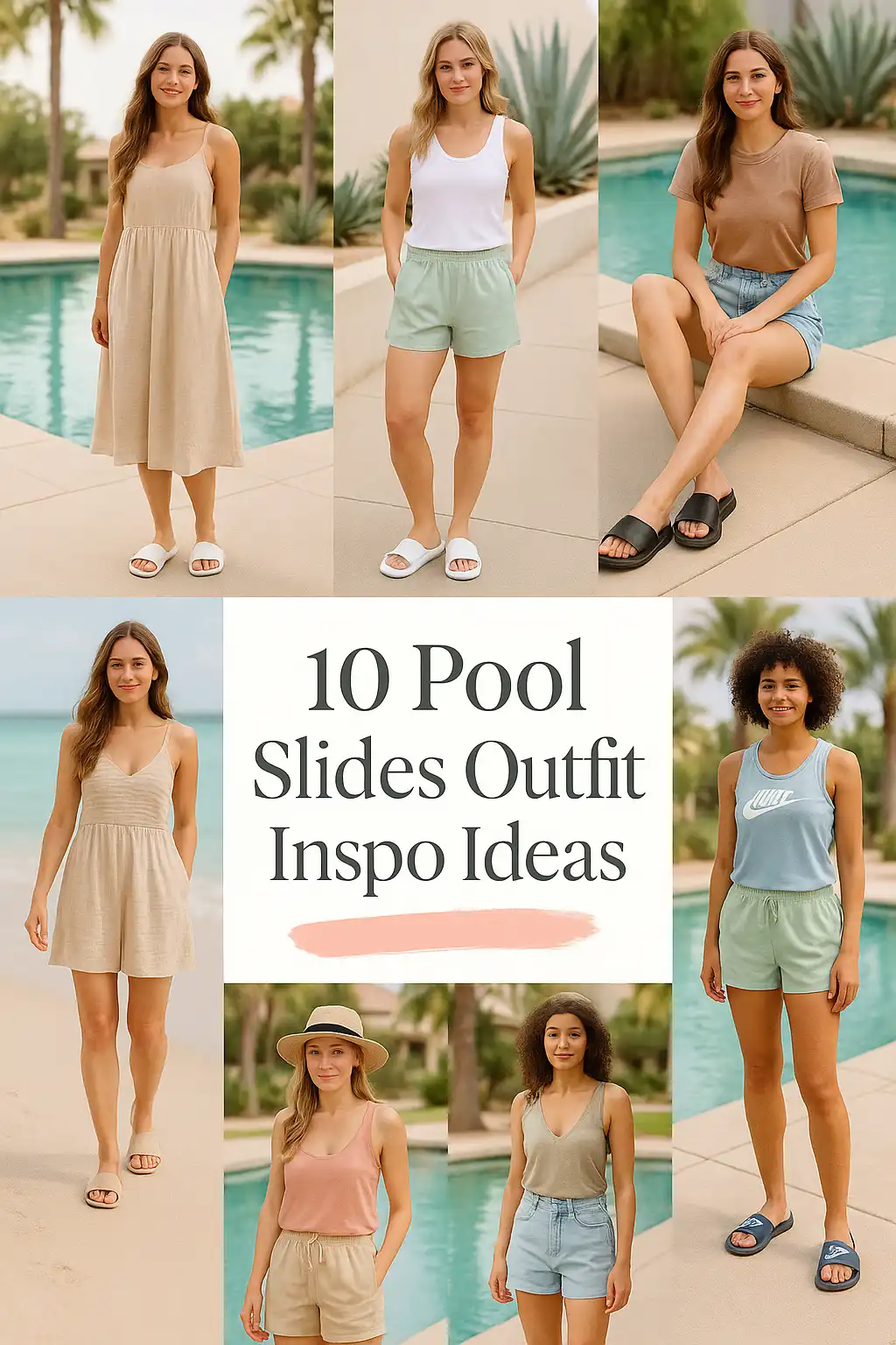 Pool Slides Outfit