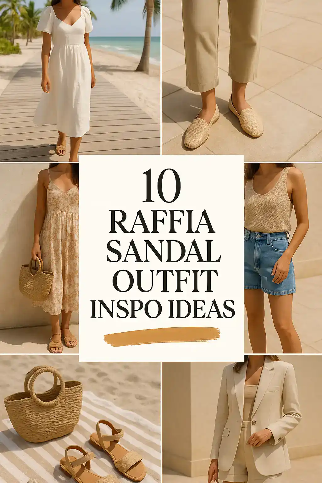 Raffia Sandal Outfit