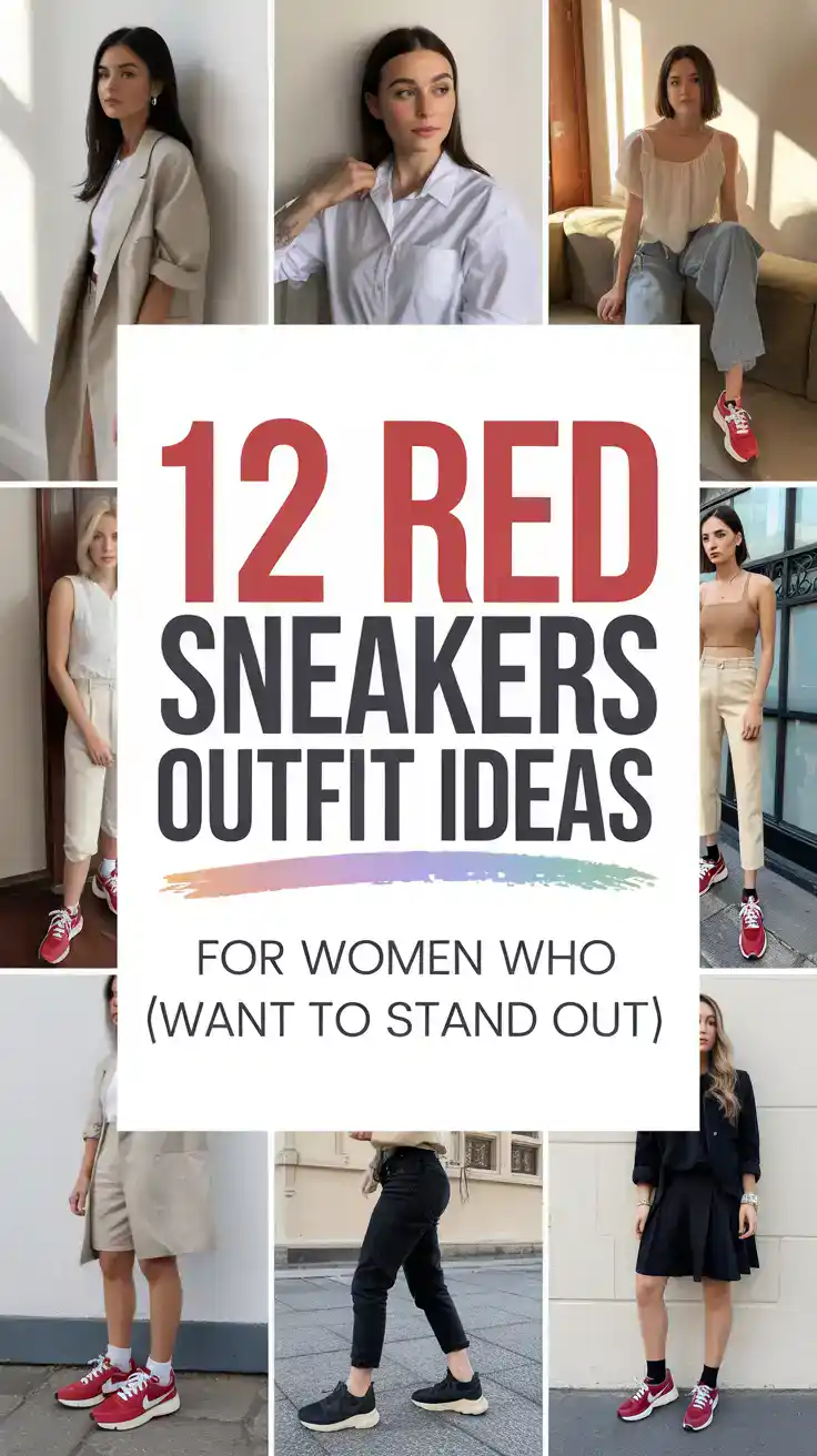 Red Sneakers Outfit