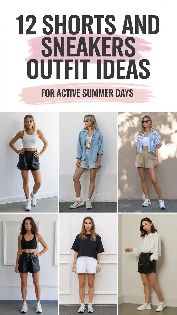 Shorts and Sneakers Outfit