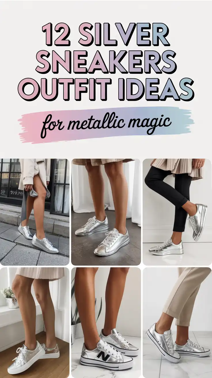 Silver Sneakers Outfit