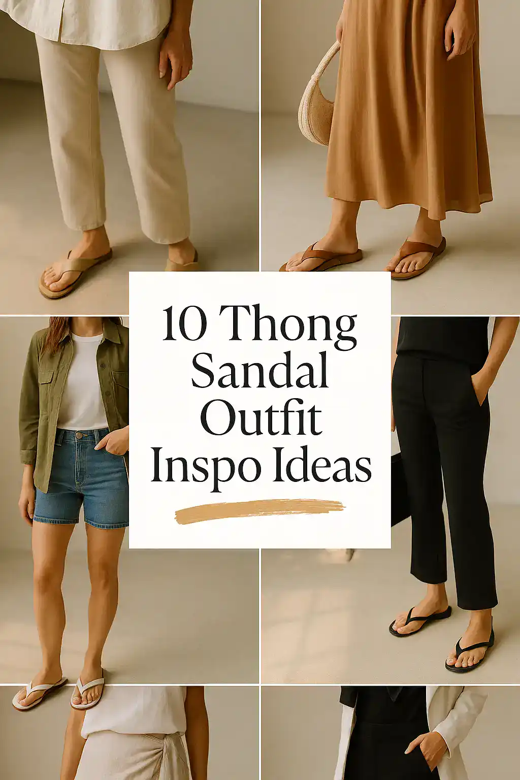 10 Thong Sandal Outfit Inspo Ideas