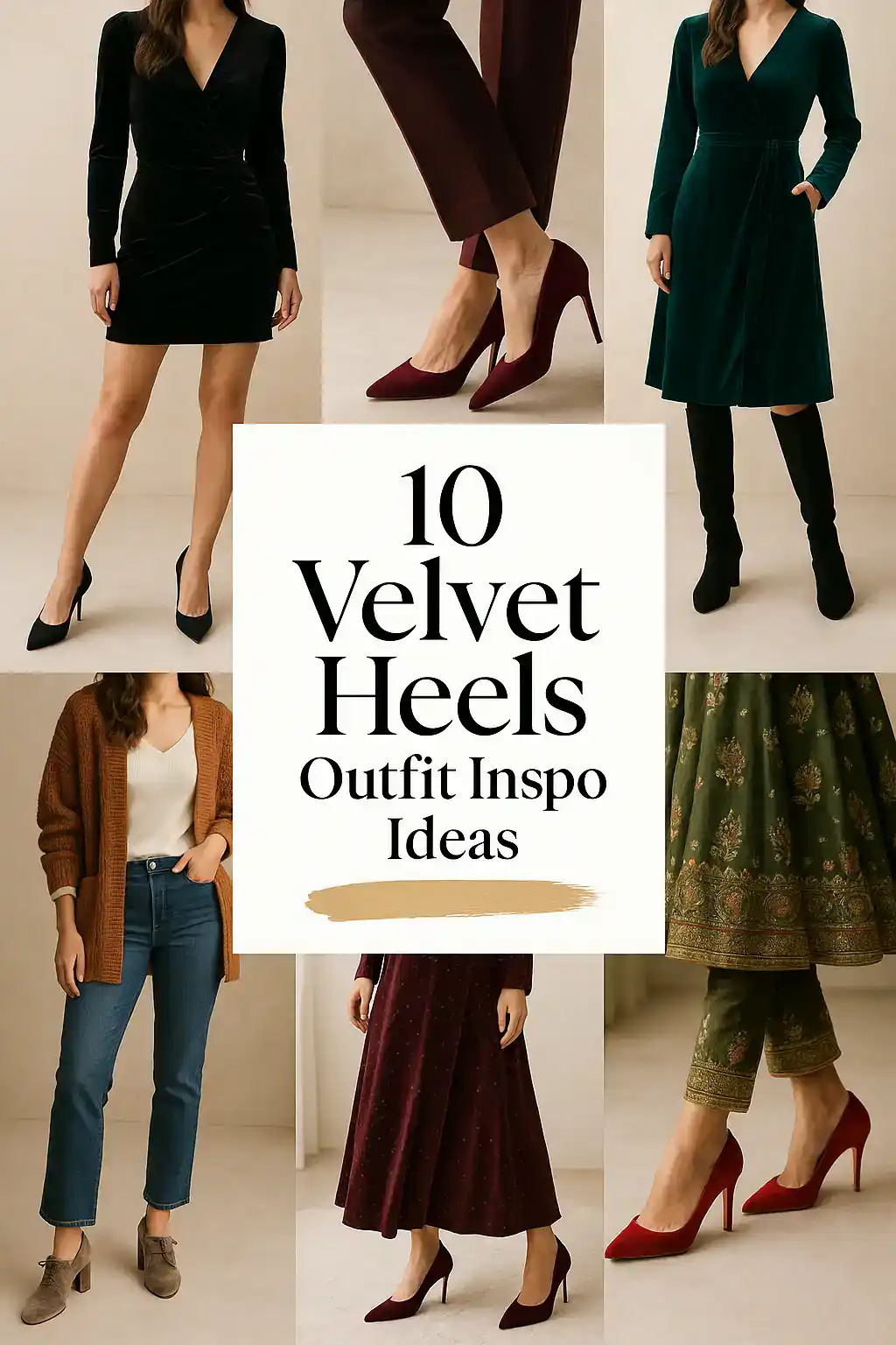 Velvet Heels Outfit