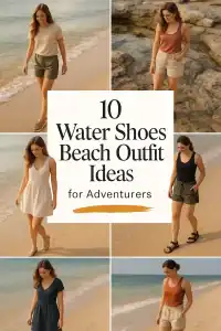 Water Shoes Beach Outfit