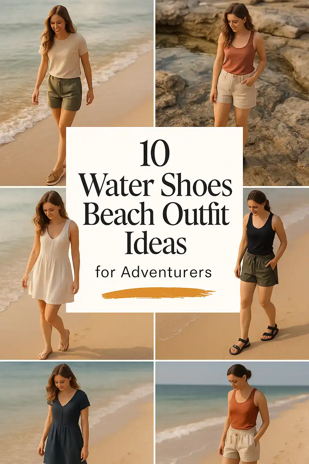 Water Shoes Beach Outfit