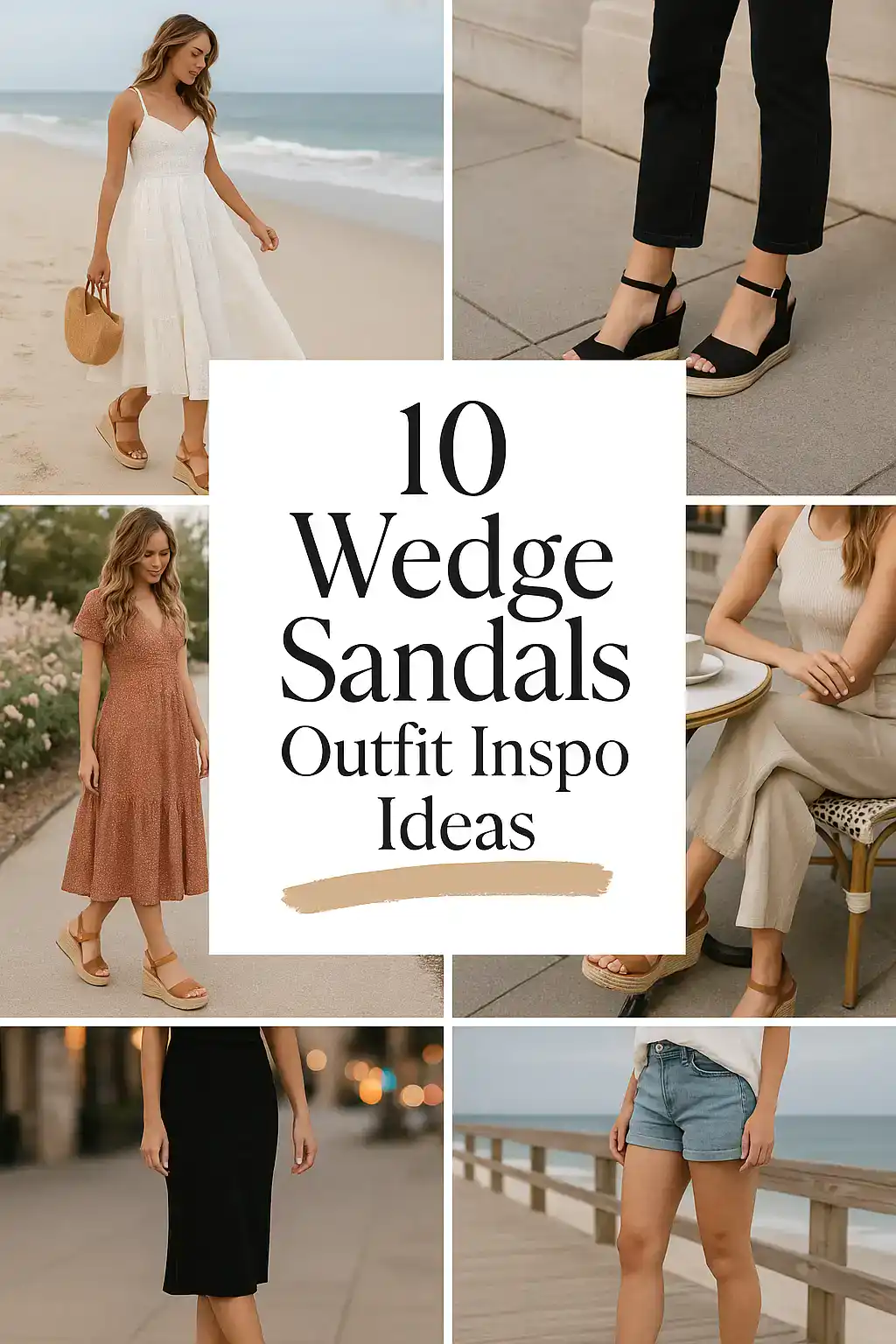 Wedge Sandals Outfit