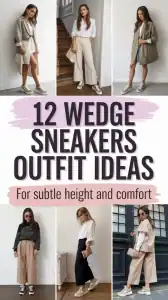 Wedge Sneakers Outfit