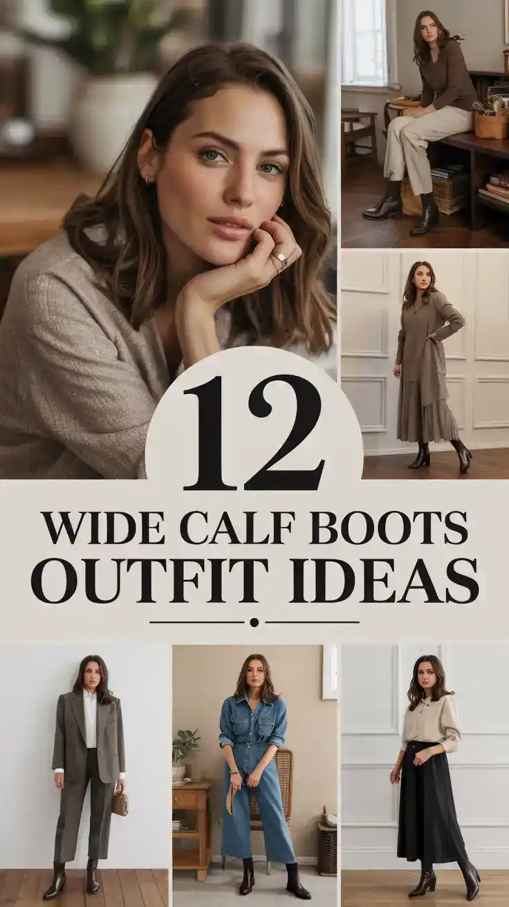 Wide Calf Boots Outfits