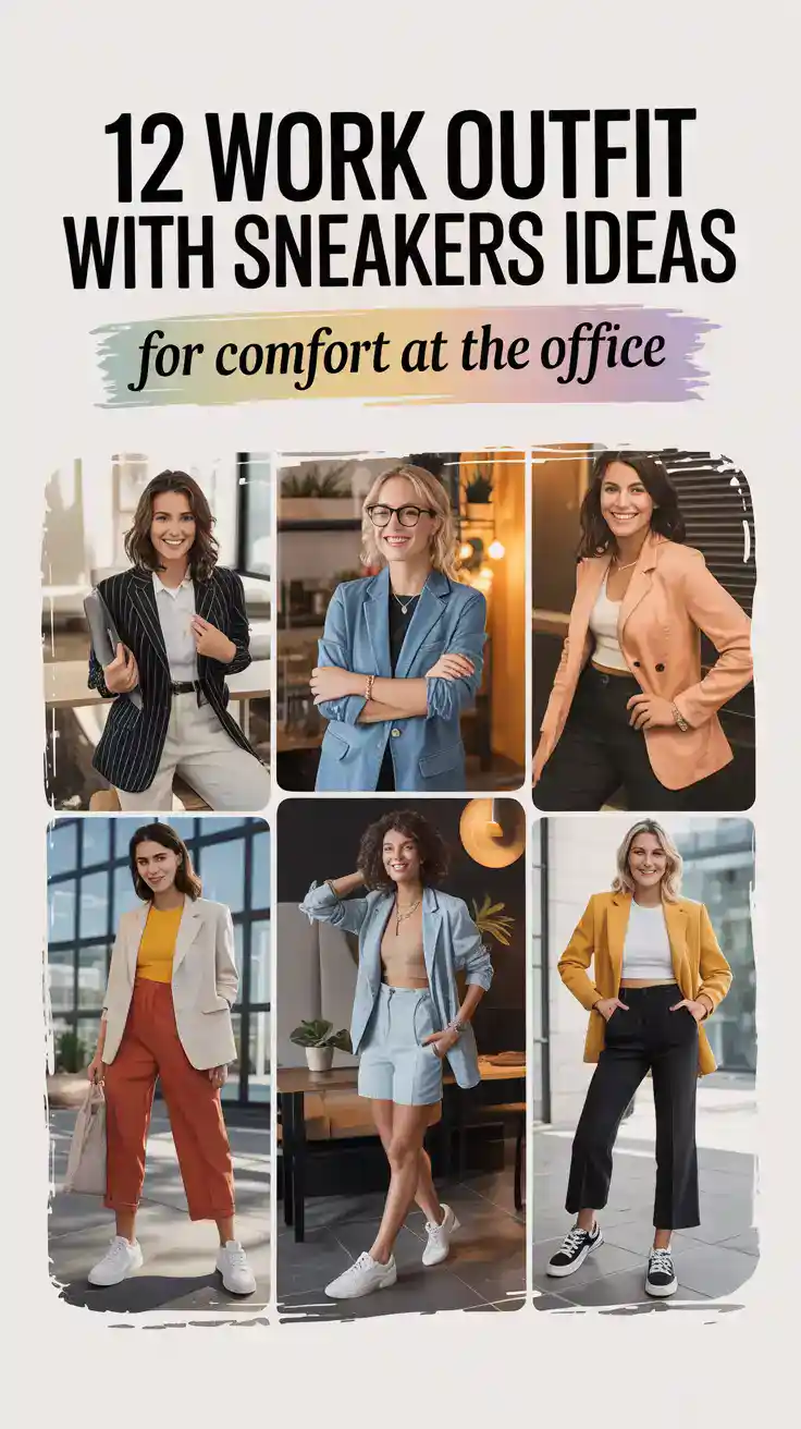 Work Outfit with Sneakers