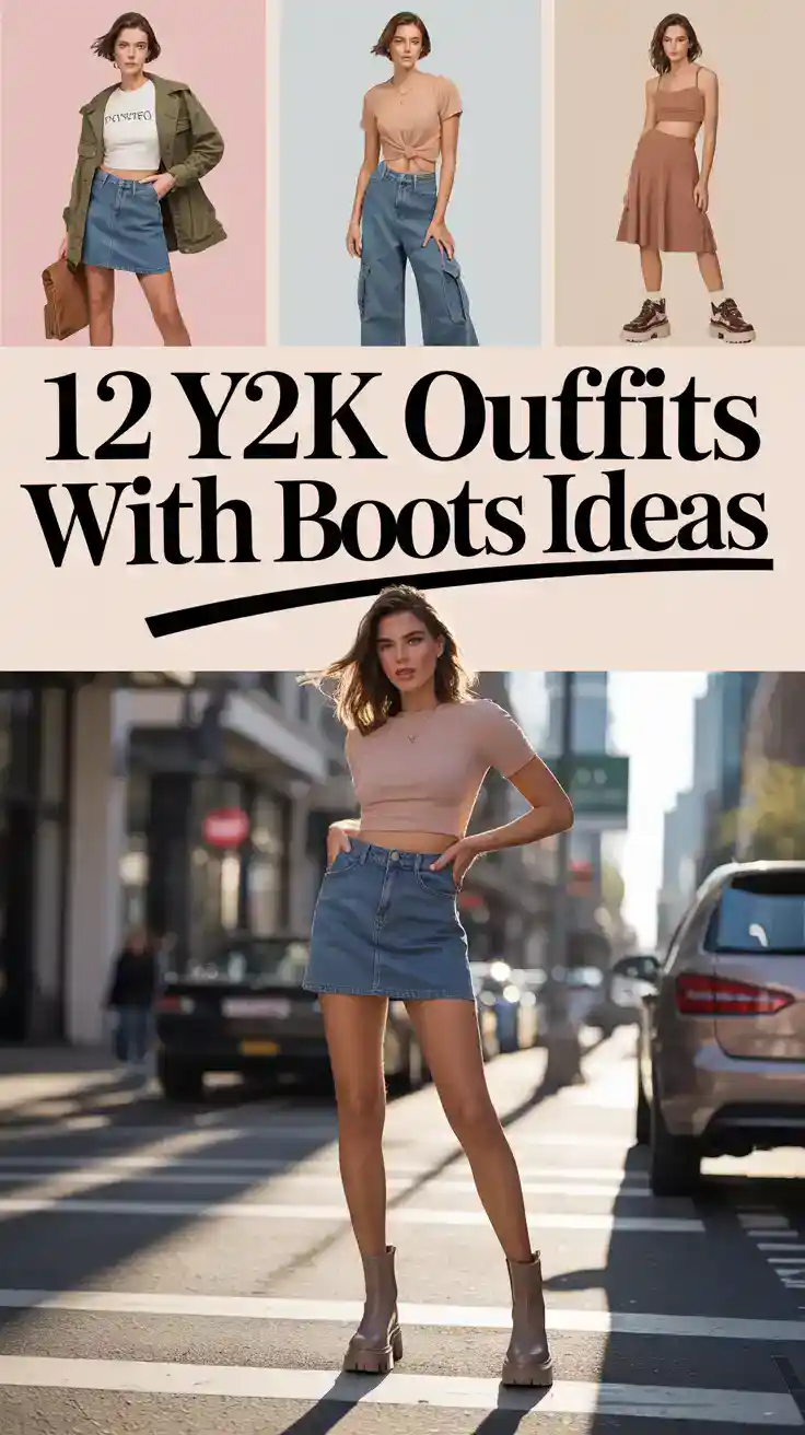 Y2k Outfits With Boots
