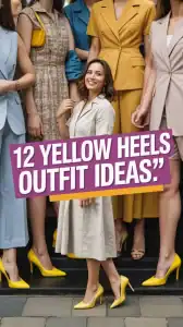 Yellow Heels Outfit