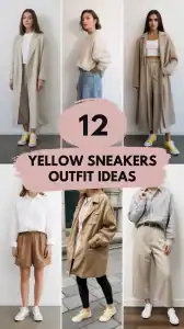Yellow Sneakers Outfit