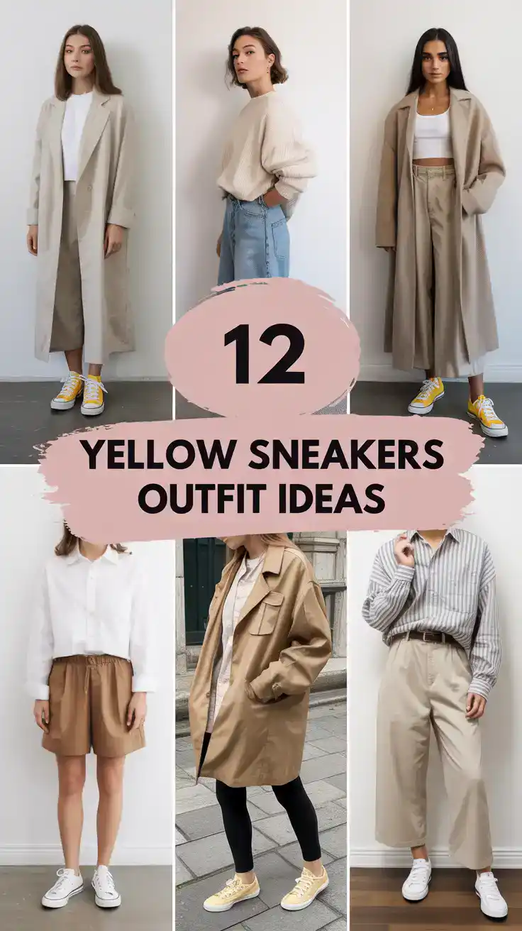 Yellow Sneakers Outfit