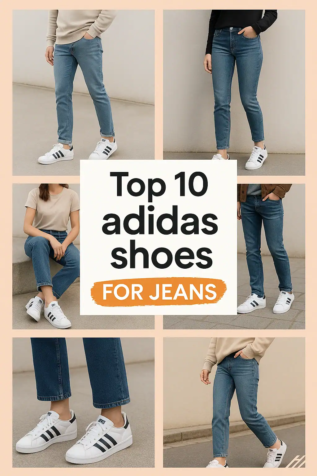 adidas shoes for jeans