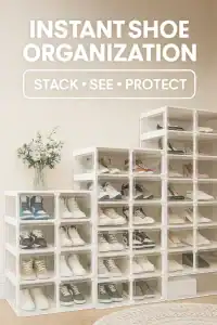 ANTBOX Foldable Shoe Rack