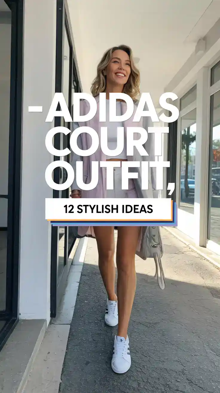 Adidas Court Shoes Outfit
