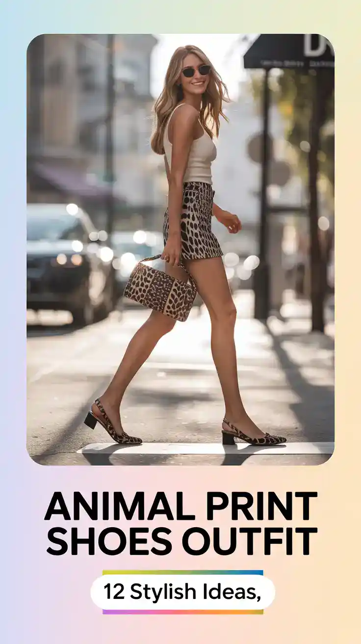 Animal Print Shoes Outfit