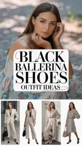 Black Ballerina Shoes Outfit