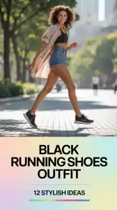 Black Running Shoes Outfit