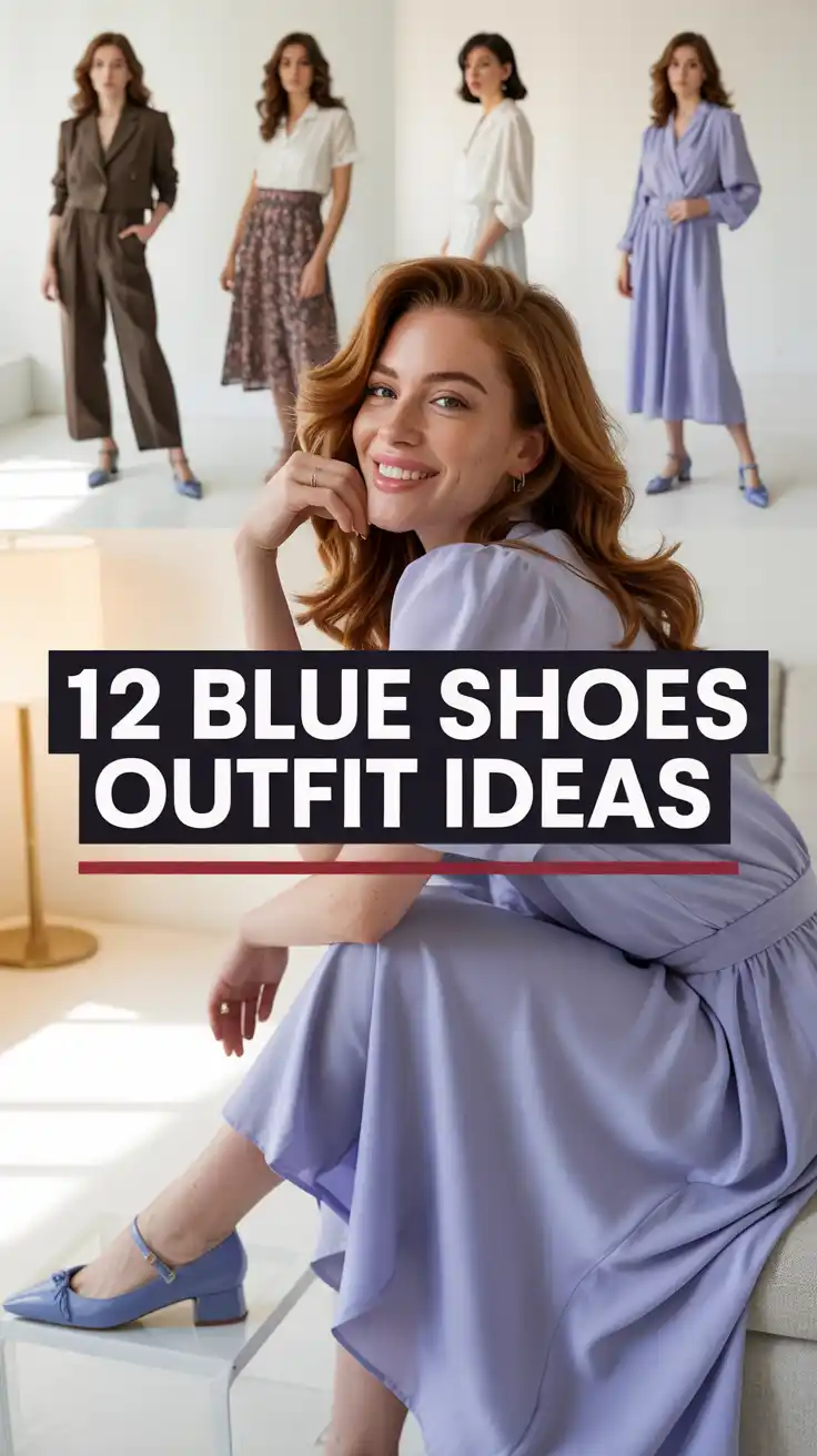 Blue Shoes Outfit