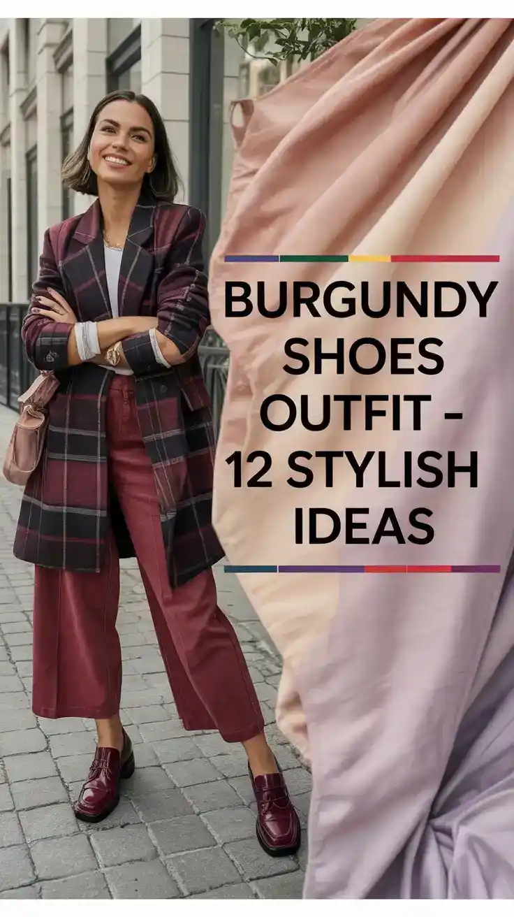 Burgundy Shoes Outfit