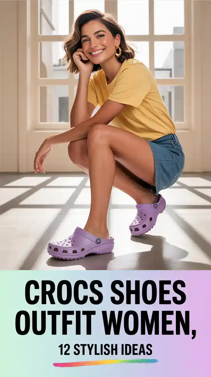 Crocks Shoes Outfit Women