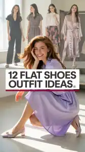 12 Flat Shoes Outfit Ideas