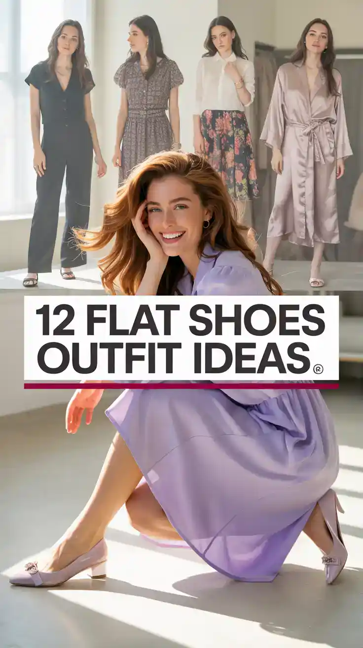 12 Flat Shoes Outfit Ideas