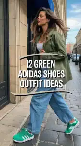 Green Adidas Shoes