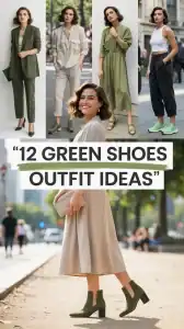Green Shoes Outfit